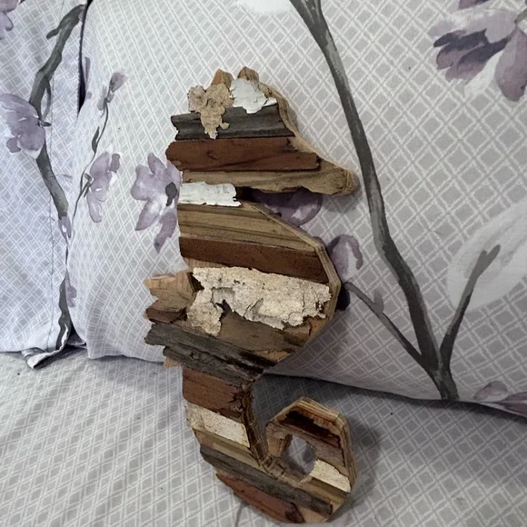 Rustic Seahorse Wall Art Decor Handmade - Picture 8 of 11